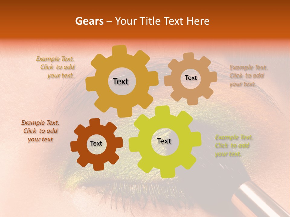 Makeup Accurate Lid PowerPoint Template