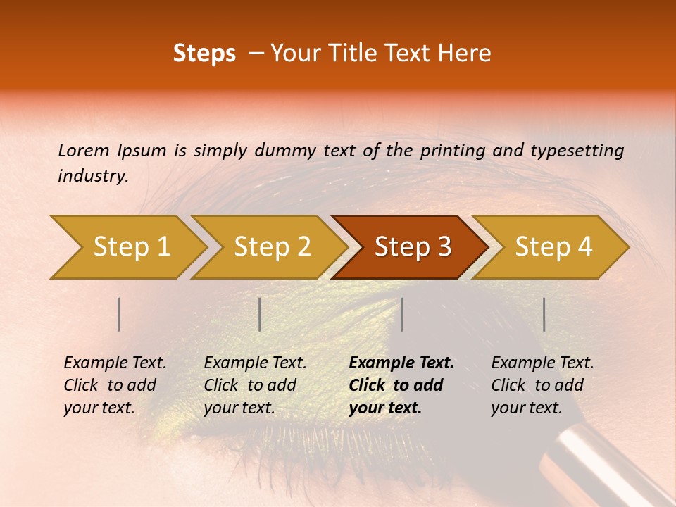 Makeup Accurate Lid PowerPoint Template