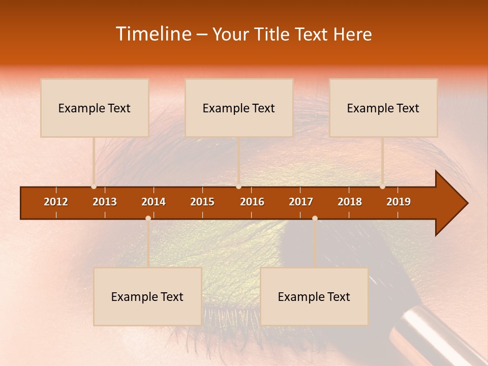 Makeup Accurate Lid PowerPoint Template