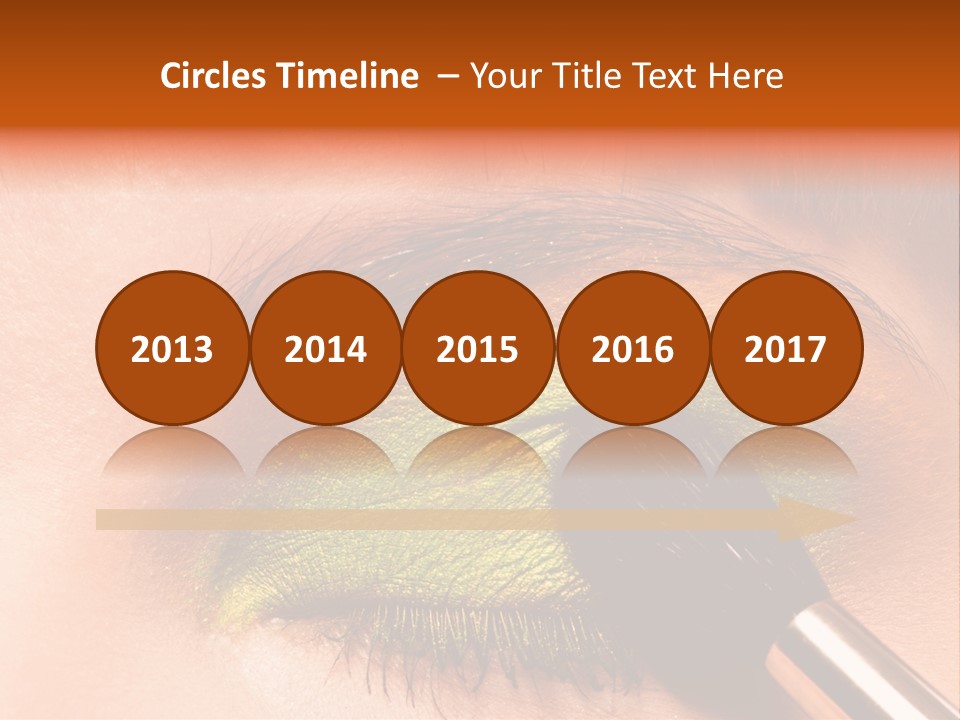 Makeup Accurate Lid PowerPoint Template