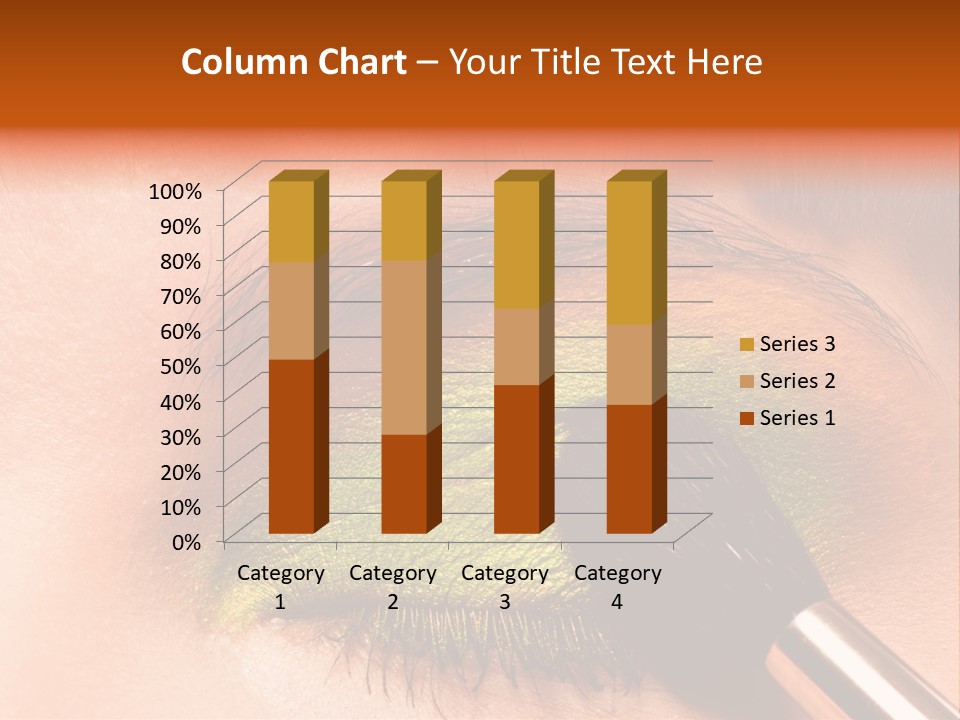 Makeup Accurate Lid PowerPoint Template