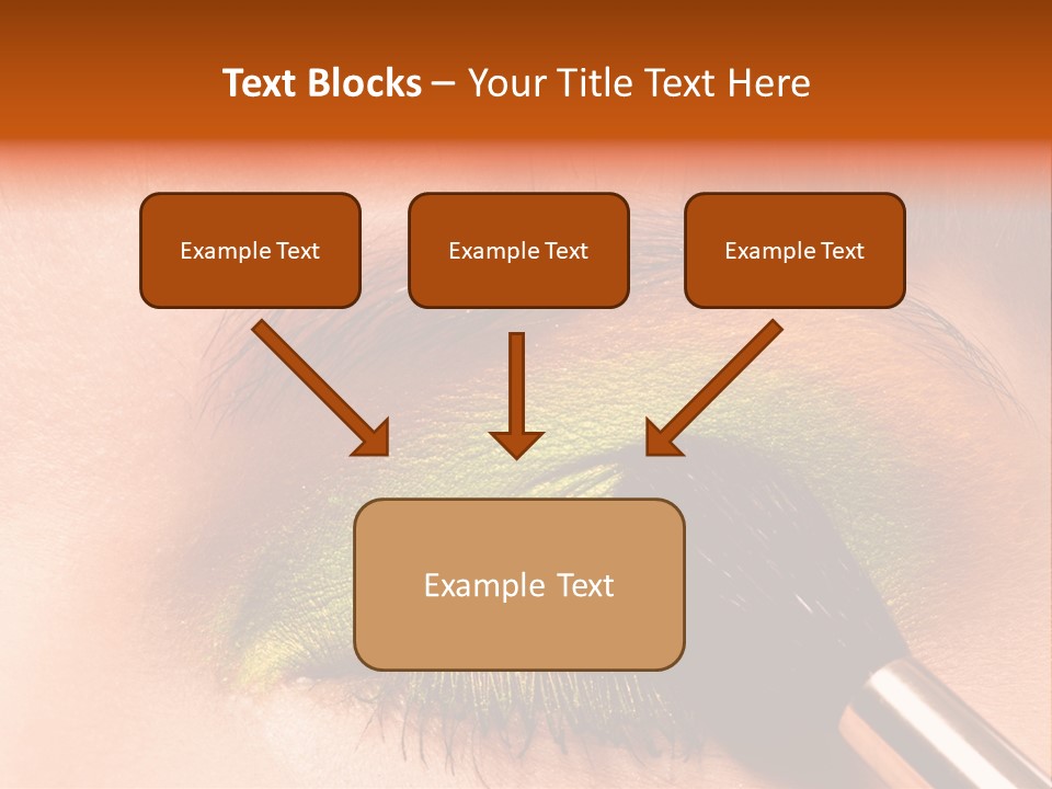 Makeup Accurate Lid PowerPoint Template