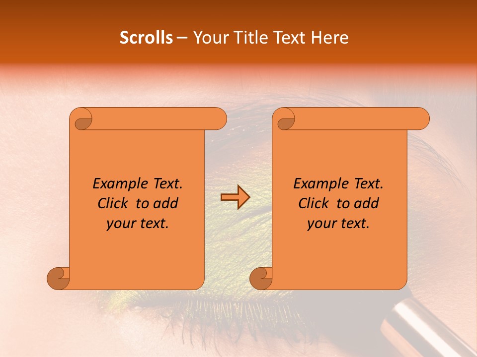 Makeup Accurate Lid PowerPoint Template