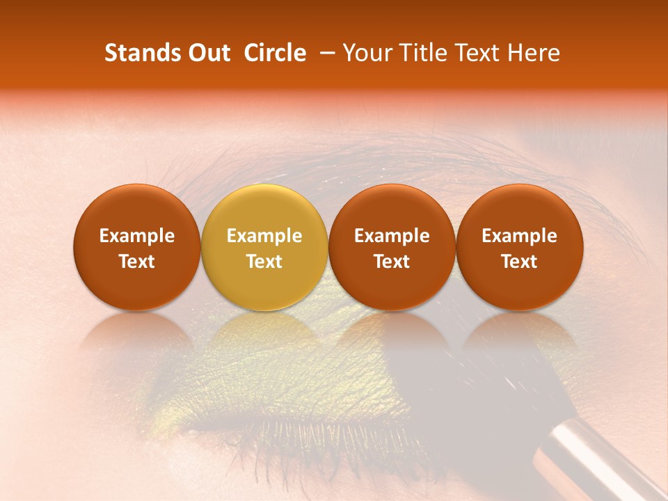 Makeup Accurate Lid PowerPoint Template