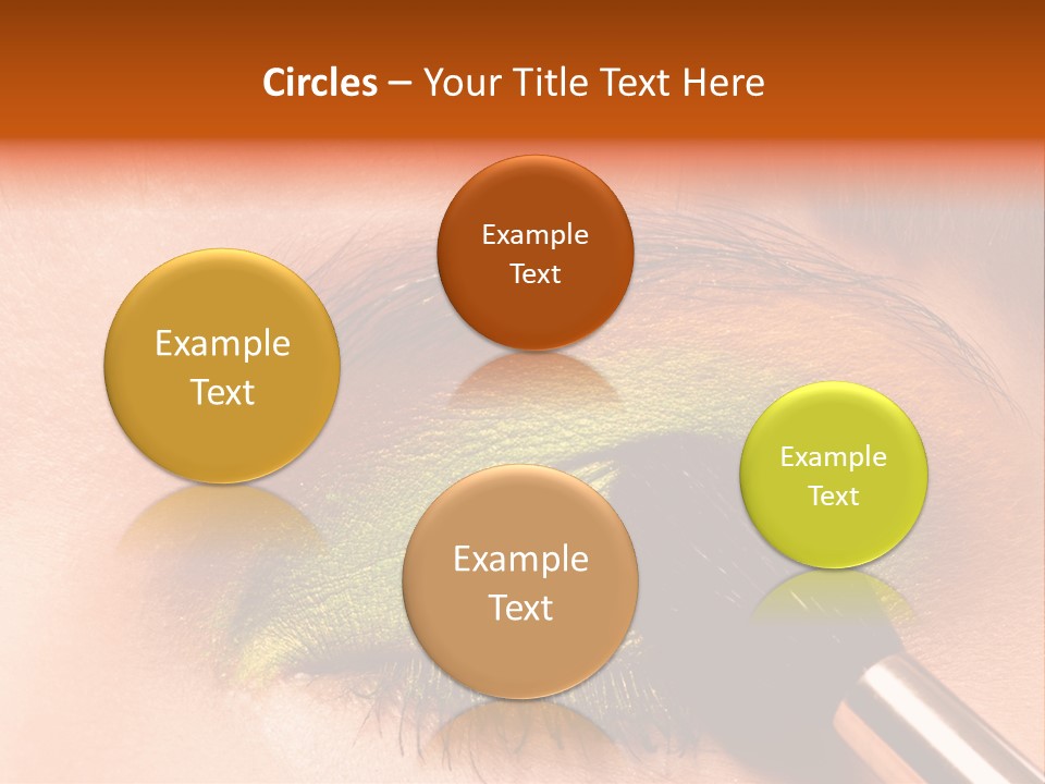 Makeup Accurate Lid PowerPoint Template