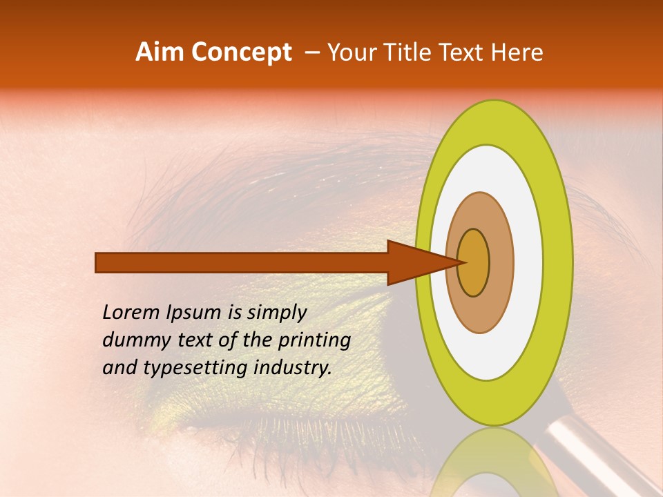 Makeup Accurate Lid PowerPoint Template