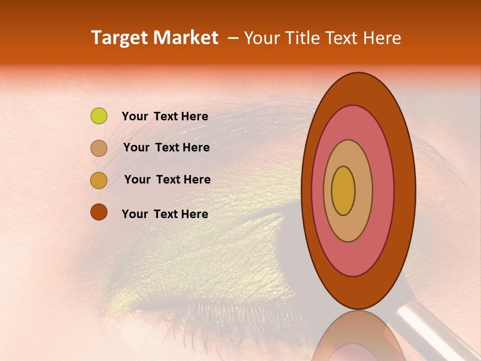 Makeup Accurate Lid PowerPoint Template