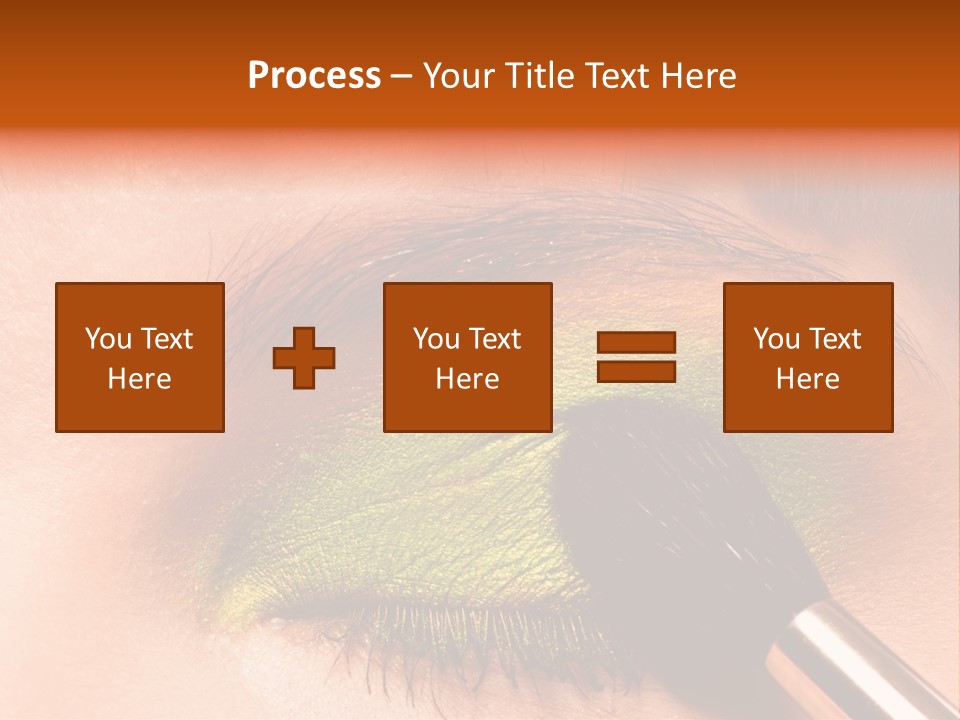 Makeup Accurate Lid PowerPoint Template