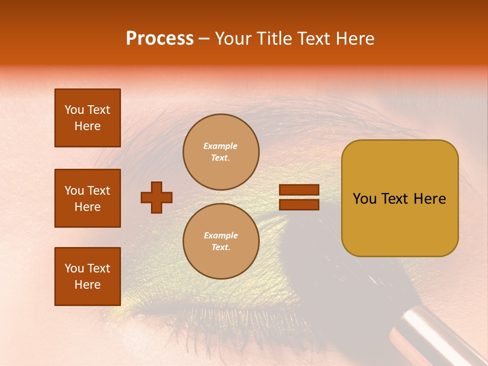 Makeup Accurate Lid PowerPoint Template