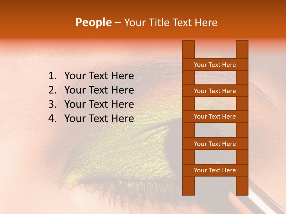 Makeup Accurate Lid PowerPoint Template