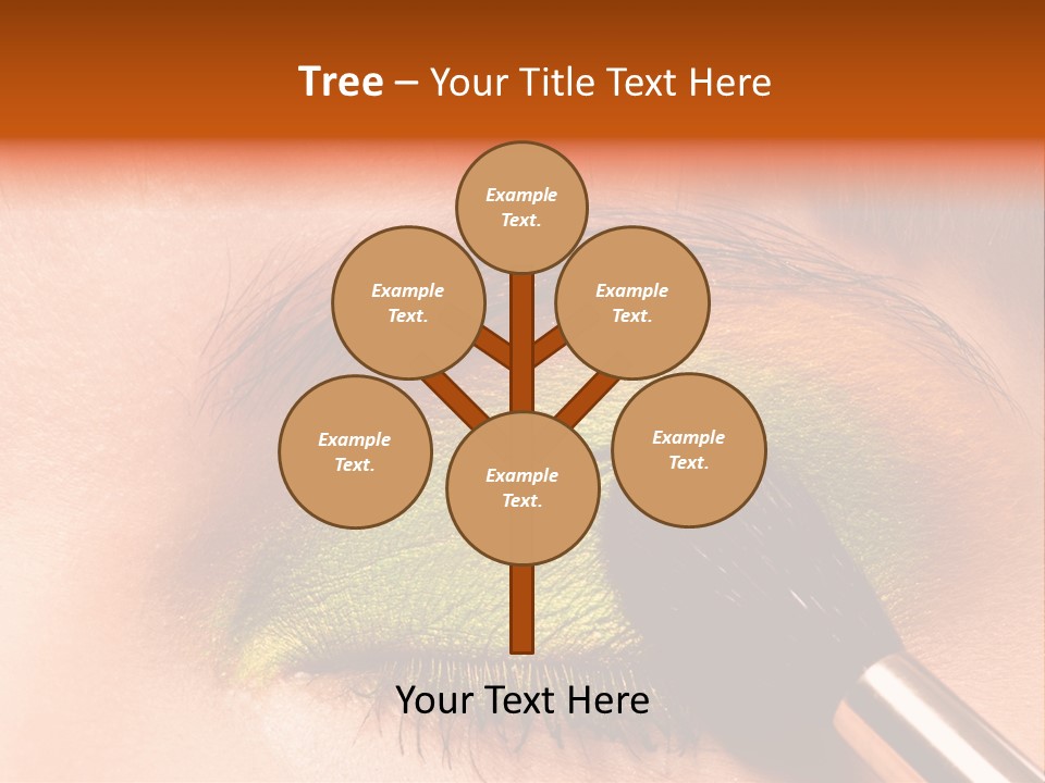 Makeup Accurate Lid PowerPoint Template