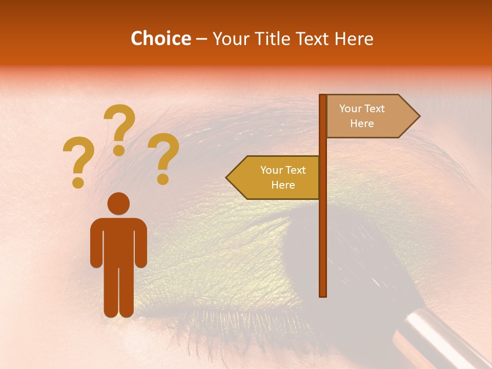 Makeup Accurate Lid PowerPoint Template