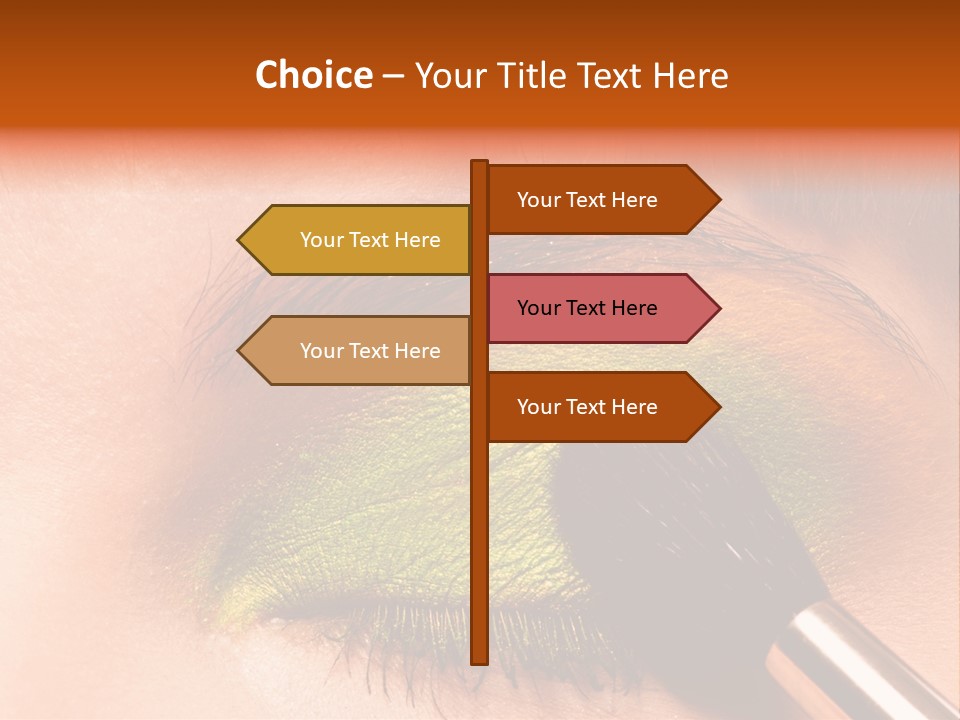 Makeup Accurate Lid PowerPoint Template