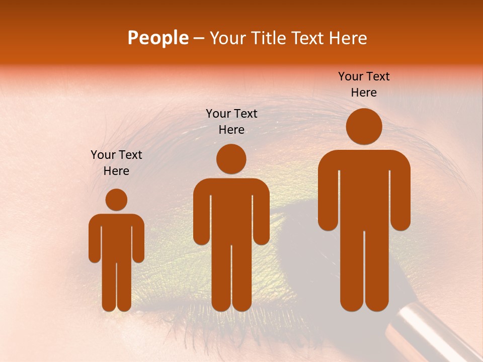 Makeup Accurate Lid PowerPoint Template