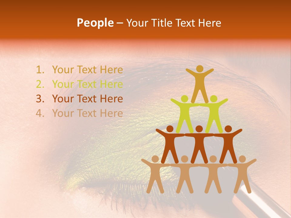 Makeup Accurate Lid PowerPoint Template