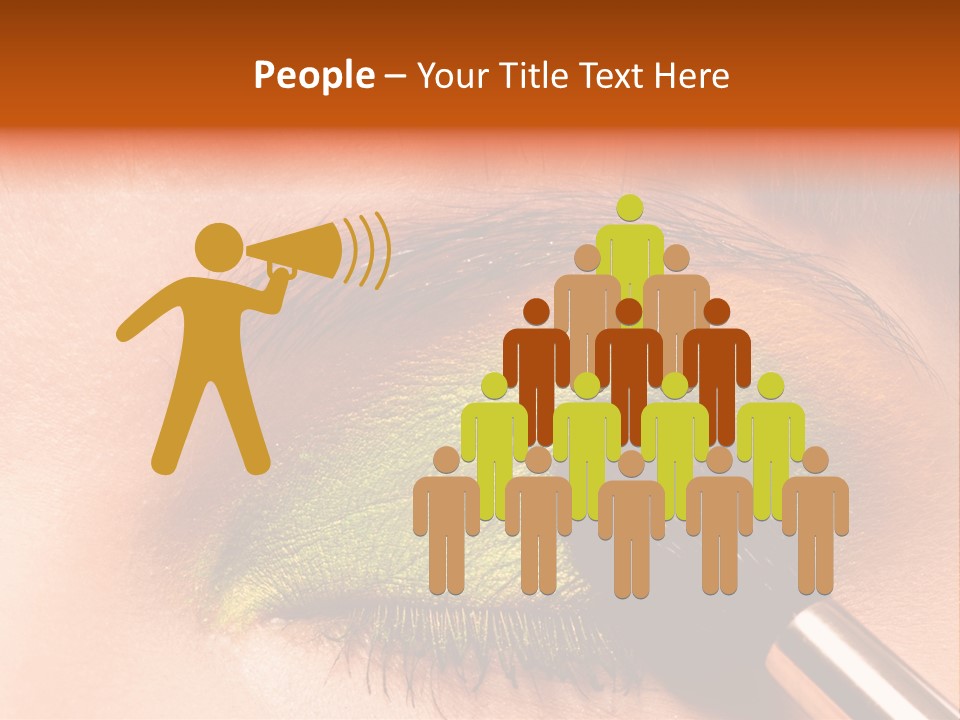 Makeup Accurate Lid PowerPoint Template