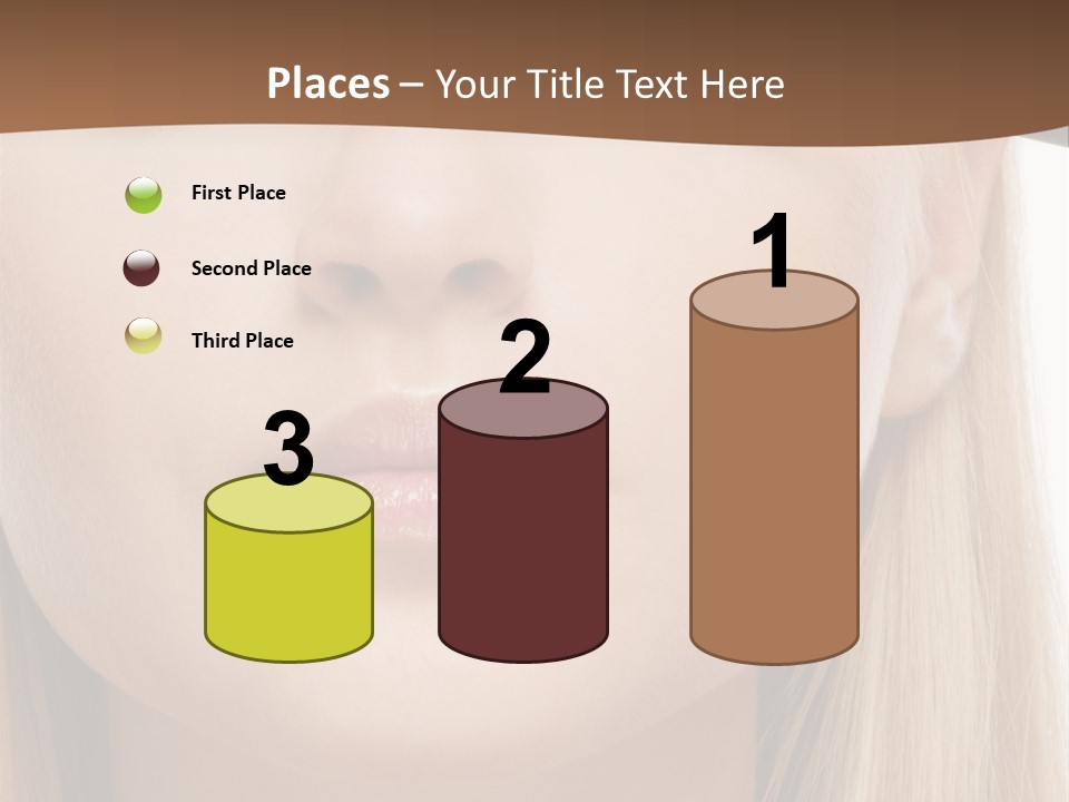 Eyes Clean Cheek PowerPoint Template