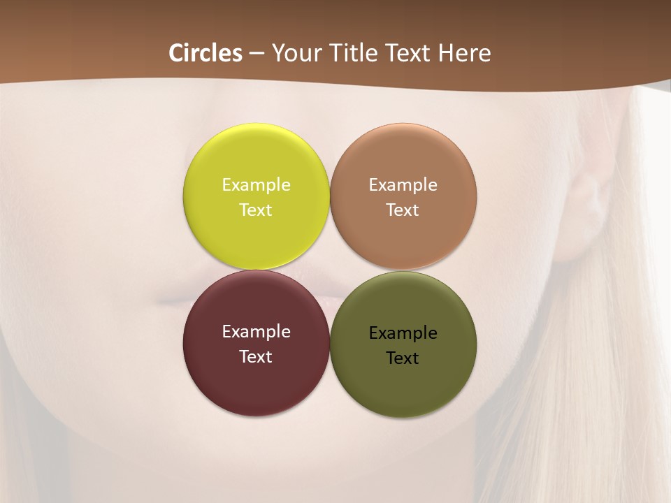 Eyes Clean Cheek PowerPoint Template