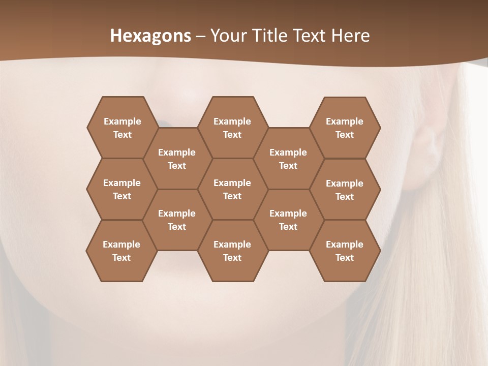 Eyes Clean Cheek PowerPoint Template