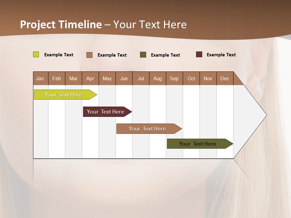 Eyes Clean Cheek PowerPoint Template