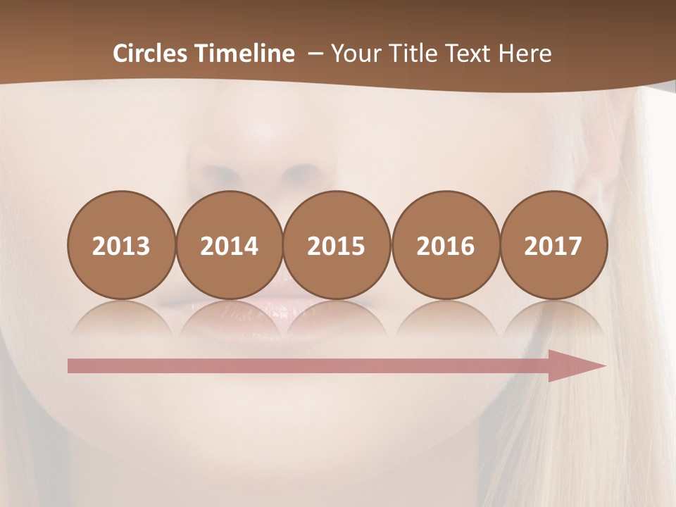 Eyes Clean Cheek PowerPoint Template