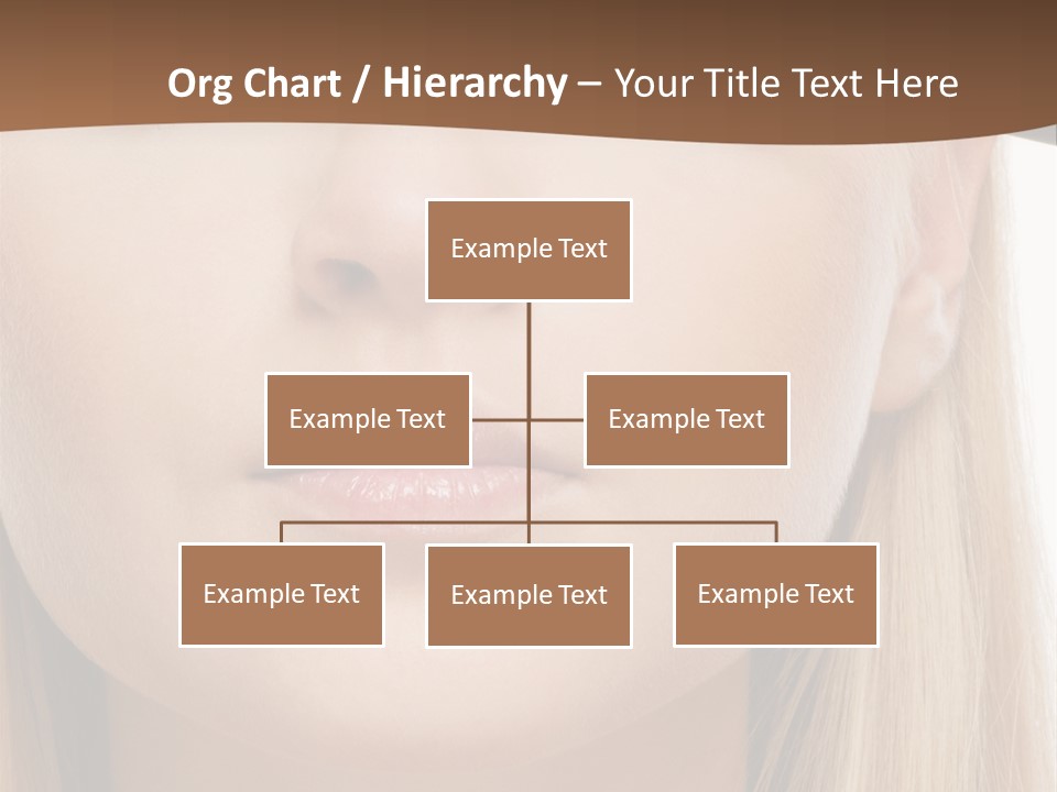 Eyes Clean Cheek PowerPoint Template