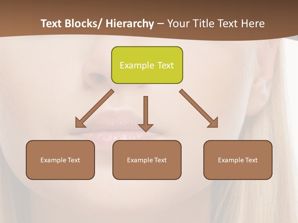 Eyes Clean Cheek PowerPoint Template