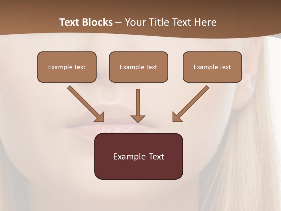Eyes Clean Cheek PowerPoint Template