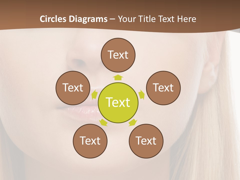 Eyes Clean Cheek PowerPoint Template