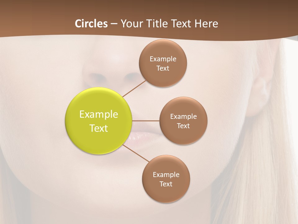 Eyes Clean Cheek PowerPoint Template