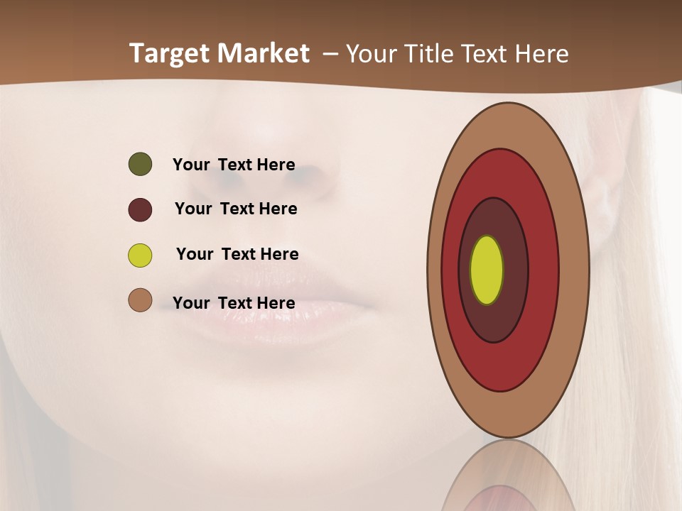 Eyes Clean Cheek PowerPoint Template