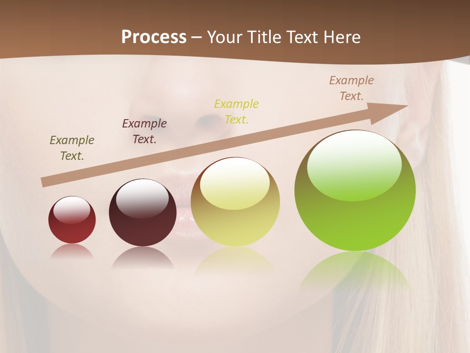 Eyes Clean Cheek PowerPoint Template