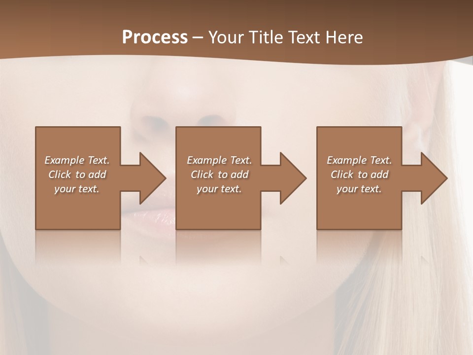 Eyes Clean Cheek PowerPoint Template