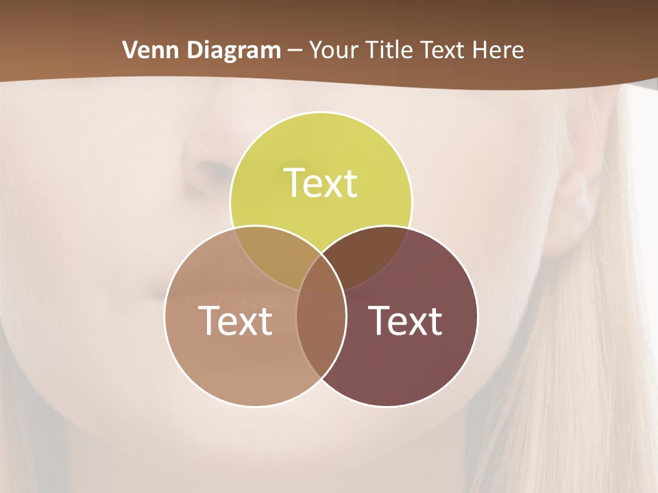 Eyes Clean Cheek PowerPoint Template