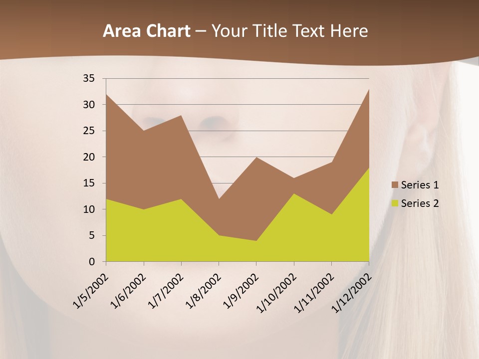 Eyes Clean Cheek PowerPoint Template