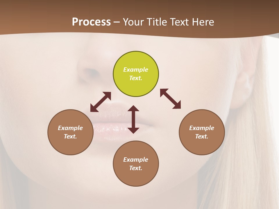 Eyes Clean Cheek PowerPoint Template