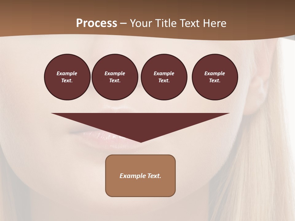 Eyes Clean Cheek PowerPoint Template