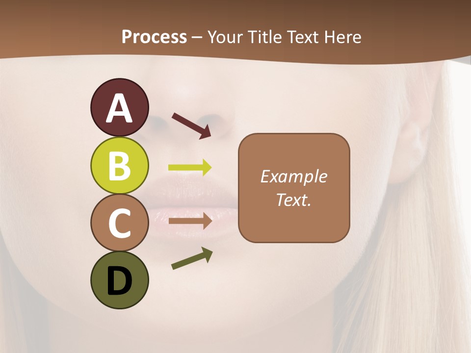 Eyes Clean Cheek PowerPoint Template