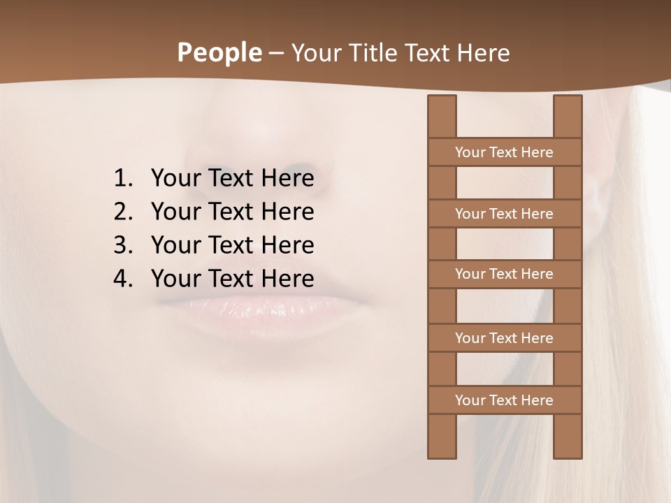 Eyes Clean Cheek PowerPoint Template