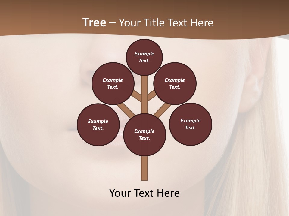 Eyes Clean Cheek PowerPoint Template