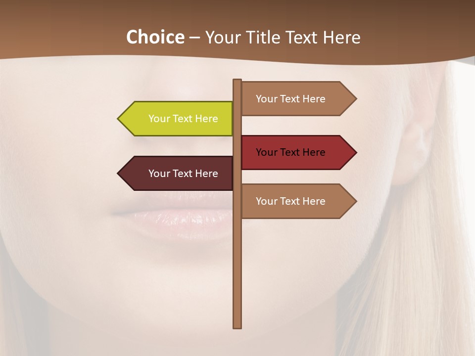 Eyes Clean Cheek PowerPoint Template