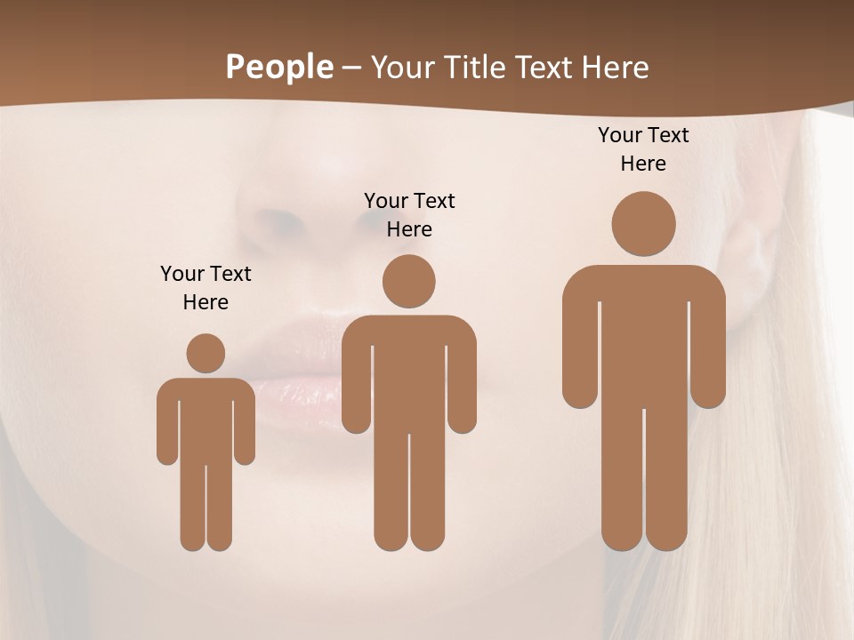 Eyes Clean Cheek PowerPoint Template