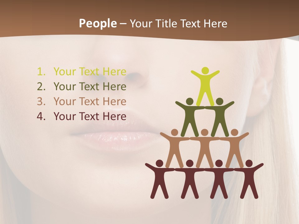 Eyes Clean Cheek PowerPoint Template