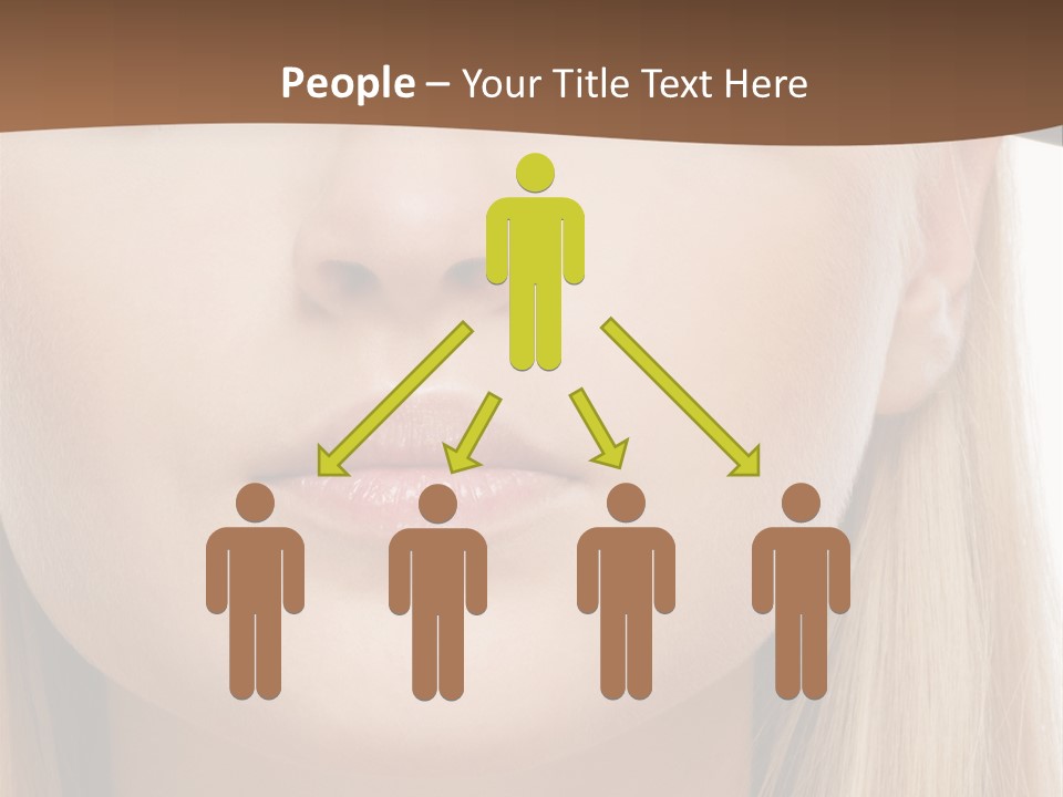 Eyes Clean Cheek PowerPoint Template