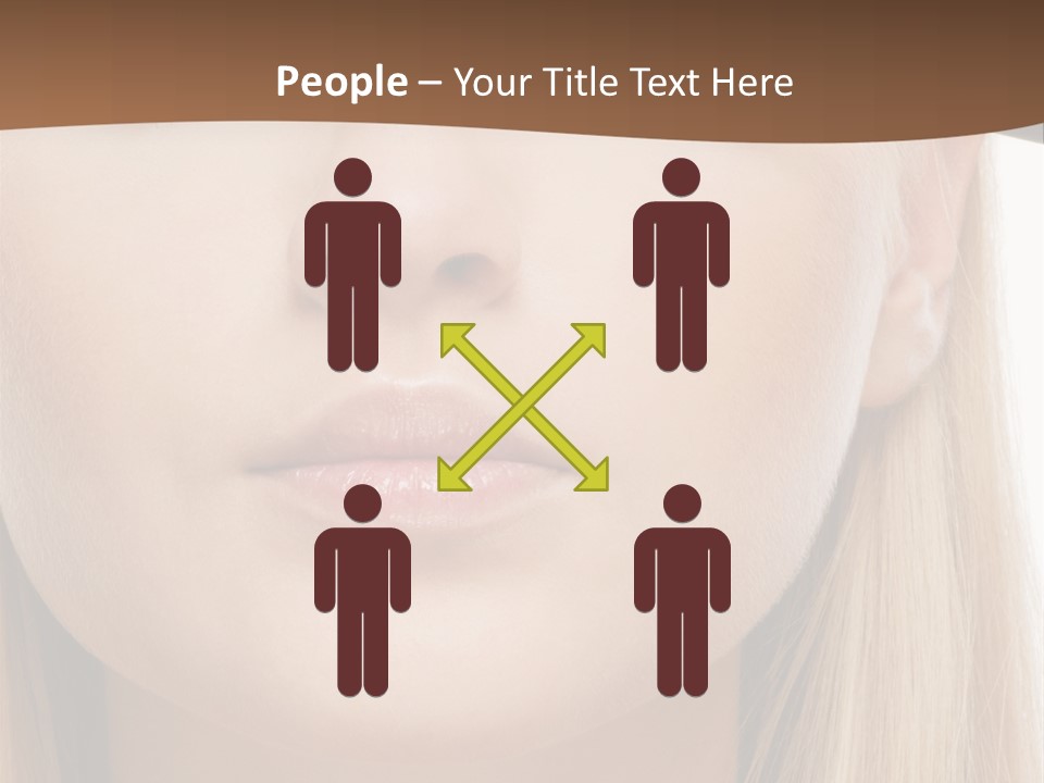 Eyes Clean Cheek PowerPoint Template