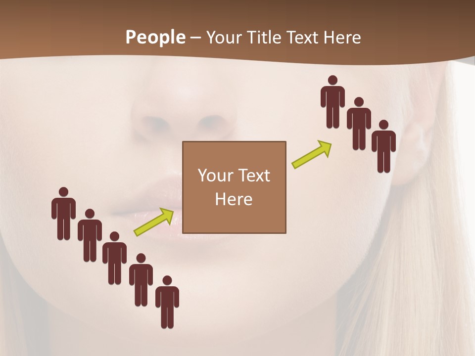 Eyes Clean Cheek PowerPoint Template