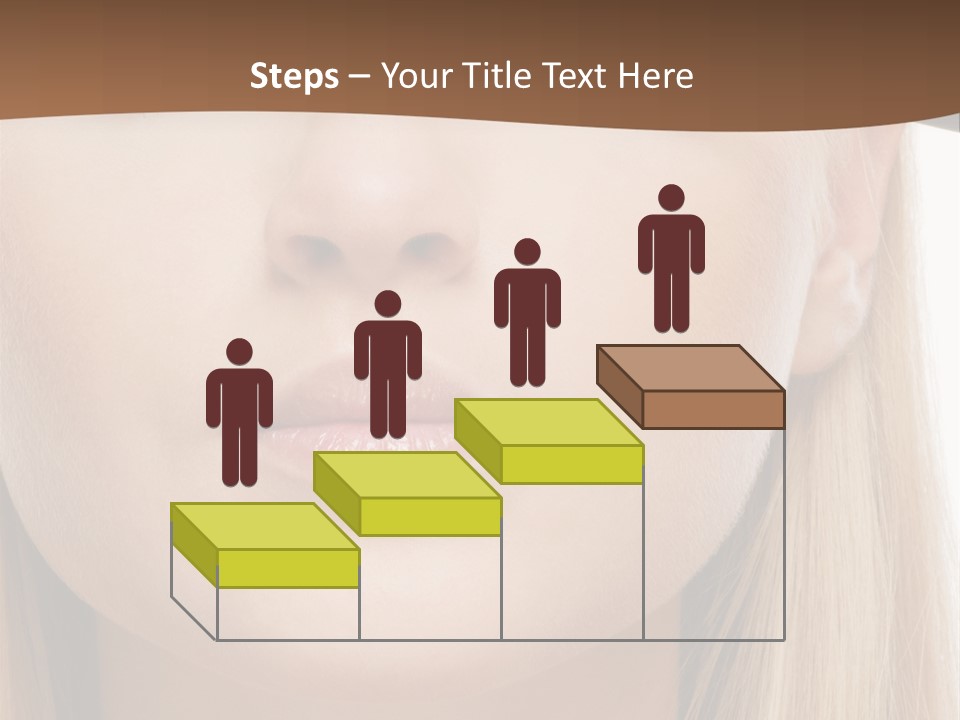 Eyes Clean Cheek PowerPoint Template