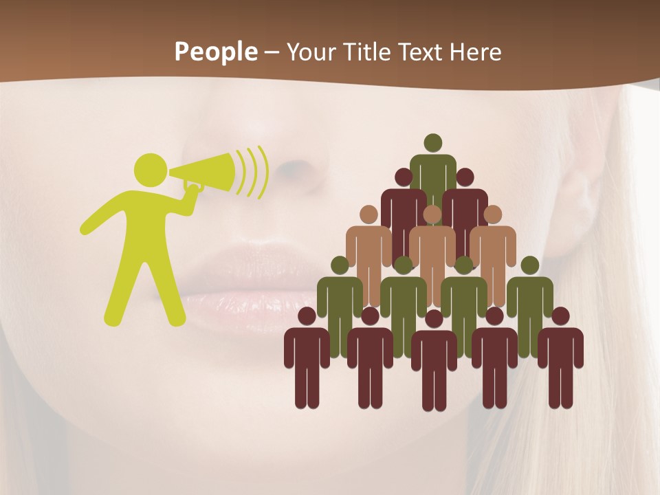 Eyes Clean Cheek PowerPoint Template