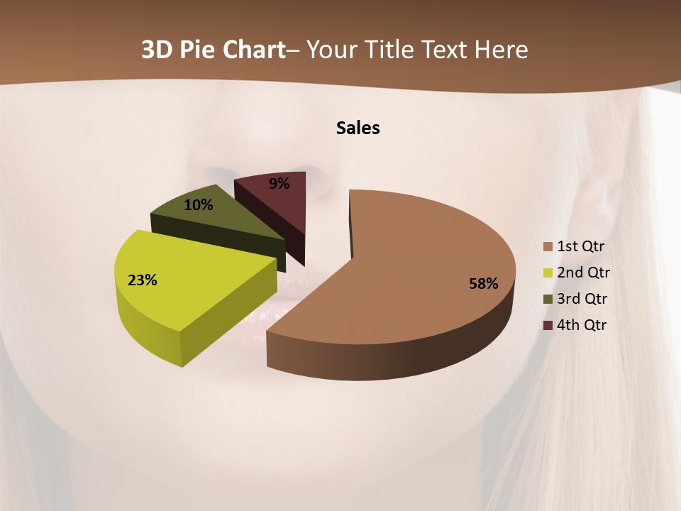 Eyes Clean Cheek PowerPoint Template