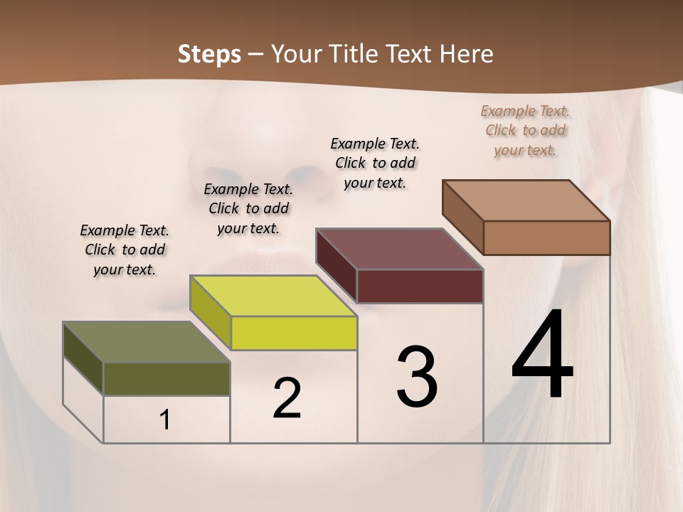 Eyes Clean Cheek PowerPoint Template